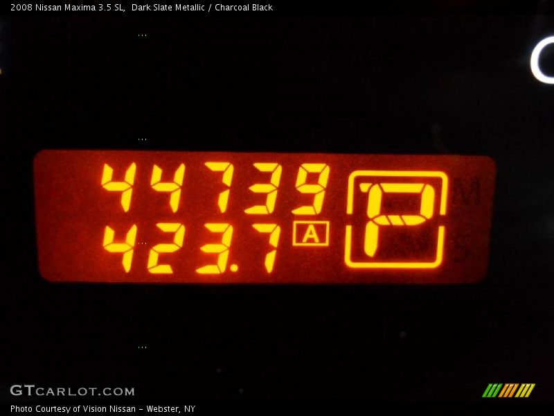 Dark Slate Metallic / Charcoal Black 2008 Nissan Maxima 3.5 SL