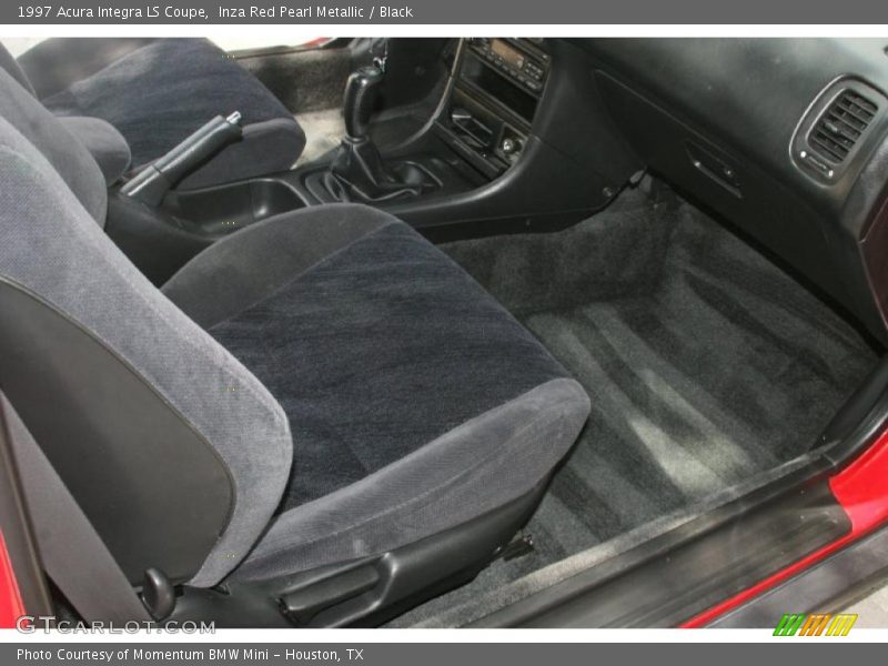 Inza Red Pearl Metallic / Black 1997 Acura Integra LS Coupe