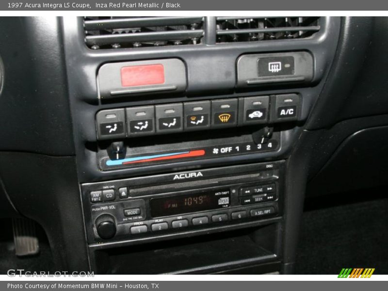 Controls of 1997 Integra LS Coupe