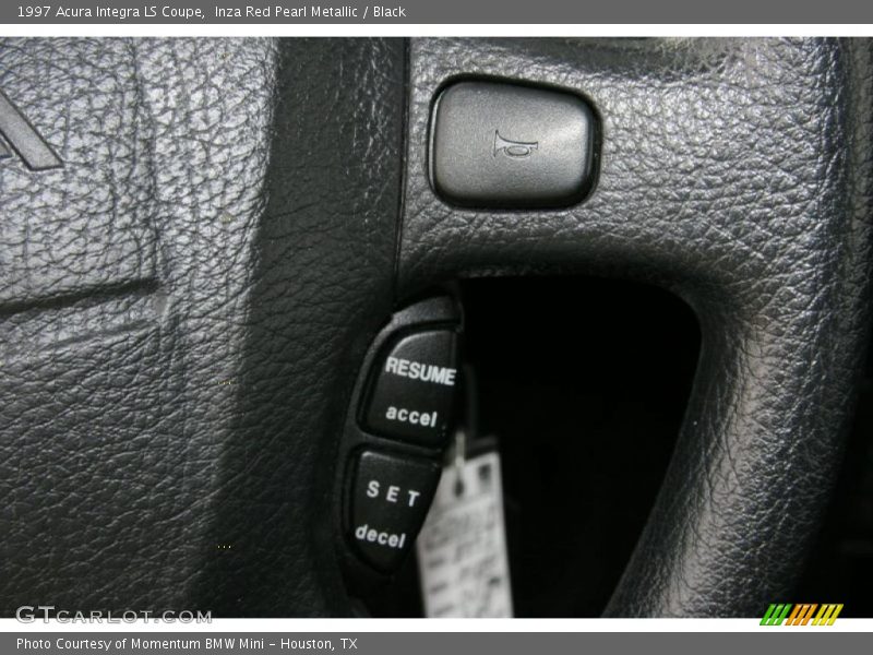 Inza Red Pearl Metallic / Black 1997 Acura Integra LS Coupe