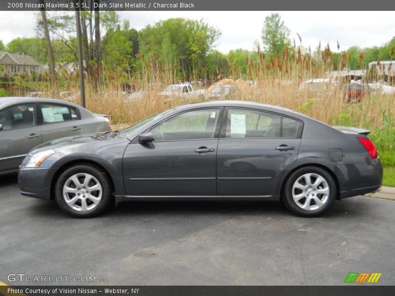 Dark Slate Metallic / Charcoal Black 2008 Nissan Maxima 3.5 SL