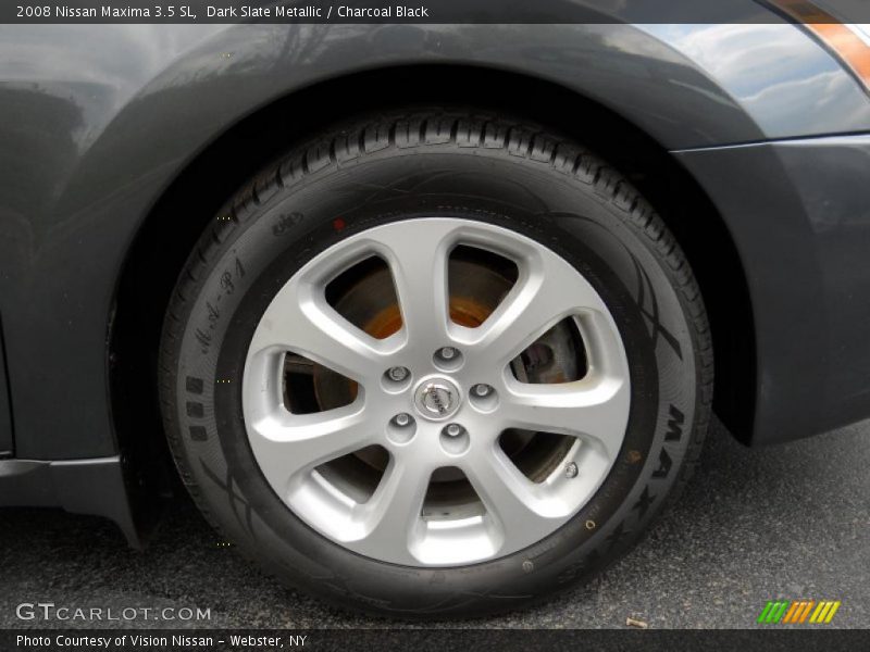 Dark Slate Metallic / Charcoal Black 2008 Nissan Maxima 3.5 SL