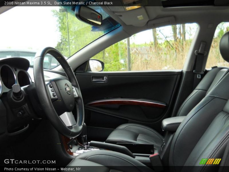 Dark Slate Metallic / Charcoal Black 2008 Nissan Maxima 3.5 SL