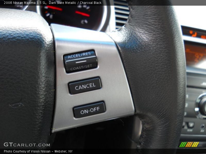 Dark Slate Metallic / Charcoal Black 2008 Nissan Maxima 3.5 SL