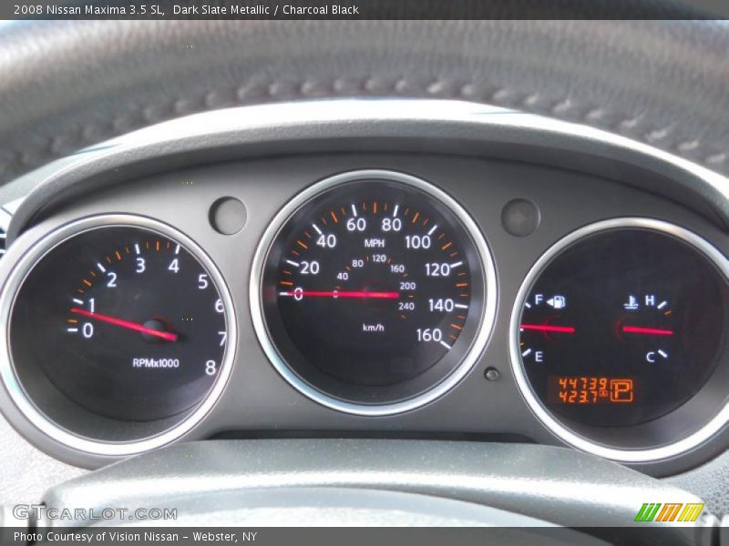 Dark Slate Metallic / Charcoal Black 2008 Nissan Maxima 3.5 SL