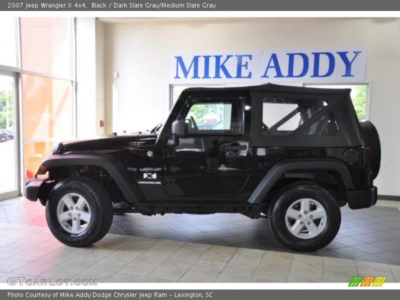 Black / Dark Slate Gray/Medium Slate Gray 2007 Jeep Wrangler X 4x4