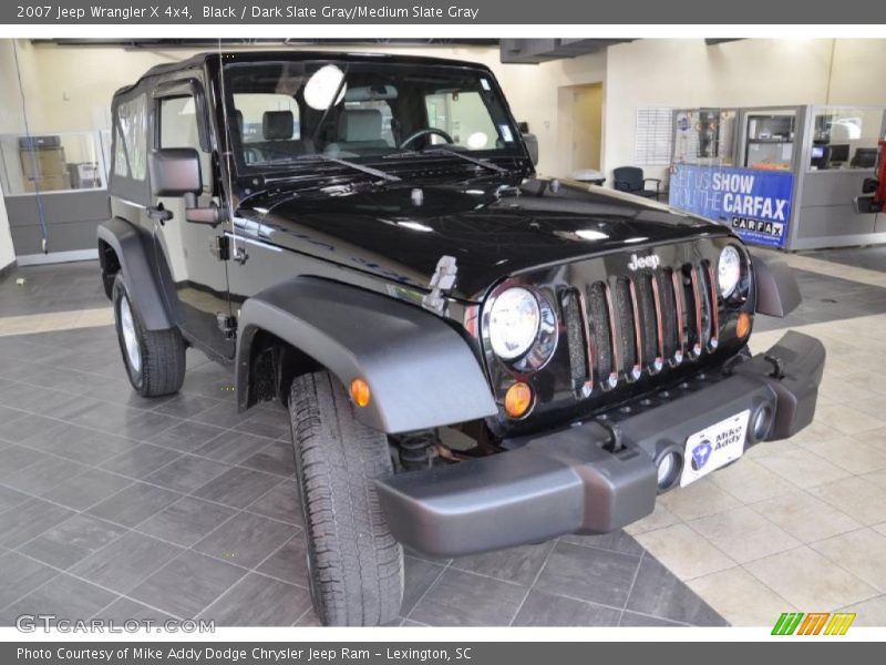 Black / Dark Slate Gray/Medium Slate Gray 2007 Jeep Wrangler X 4x4