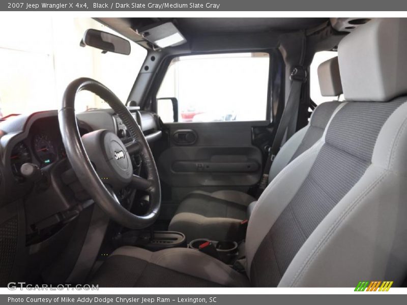 Black / Dark Slate Gray/Medium Slate Gray 2007 Jeep Wrangler X 4x4