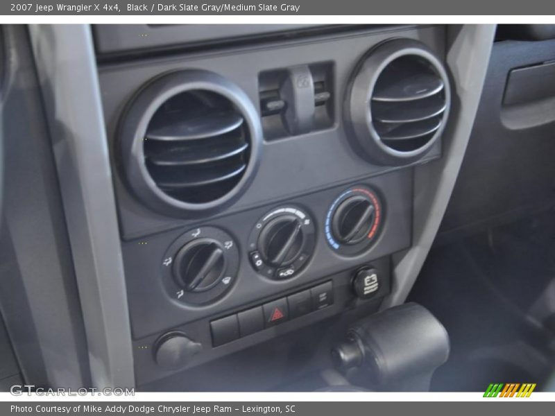 Black / Dark Slate Gray/Medium Slate Gray 2007 Jeep Wrangler X 4x4