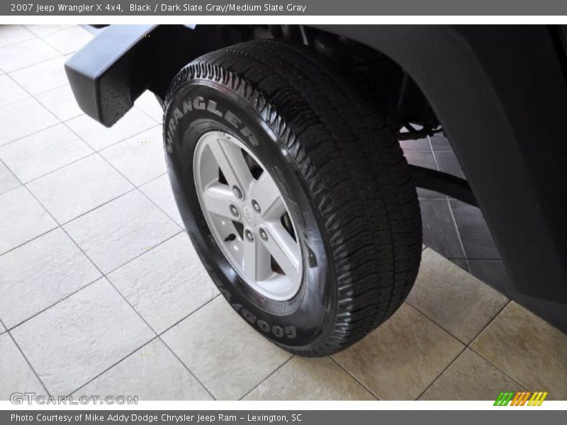 Black / Dark Slate Gray/Medium Slate Gray 2007 Jeep Wrangler X 4x4