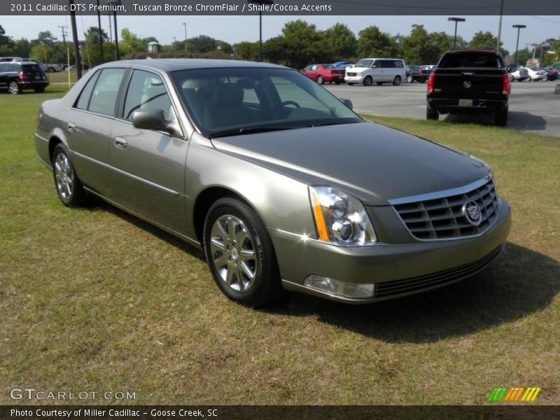 Tuscan Bronze ChromFlair / Shale/Cocoa Accents 2011 Cadillac DTS Premium