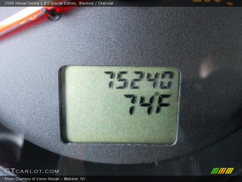 Blackout / Charcoal 2006 Nissan Sentra 1.8 S Special Edition