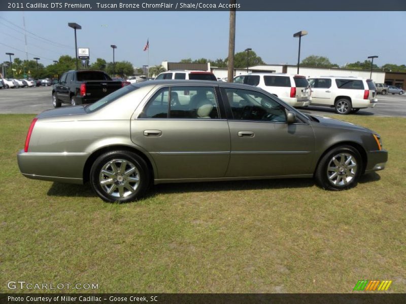 Tuscan Bronze ChromFlair / Shale/Cocoa Accents 2011 Cadillac DTS Premium