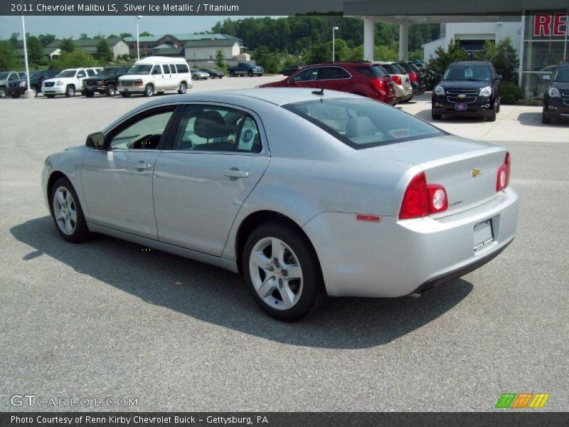 Silver Ice Metallic / Titanium 2011 Chevrolet Malibu LS
