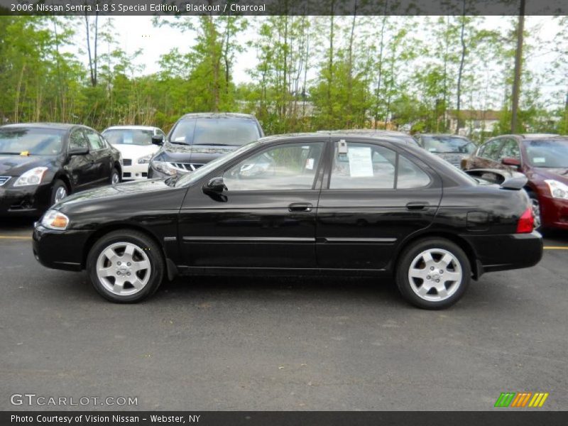 Blackout / Charcoal 2006 Nissan Sentra 1.8 S Special Edition