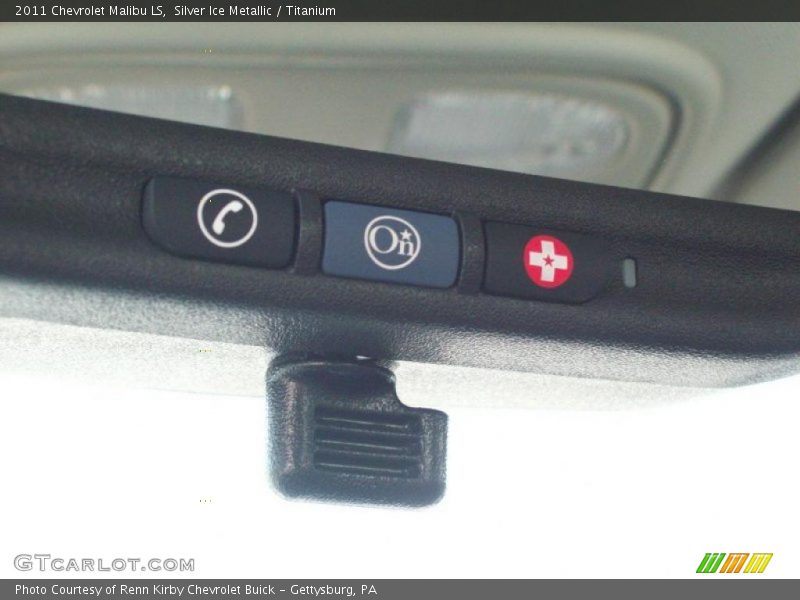 Silver Ice Metallic / Titanium 2011 Chevrolet Malibu LS