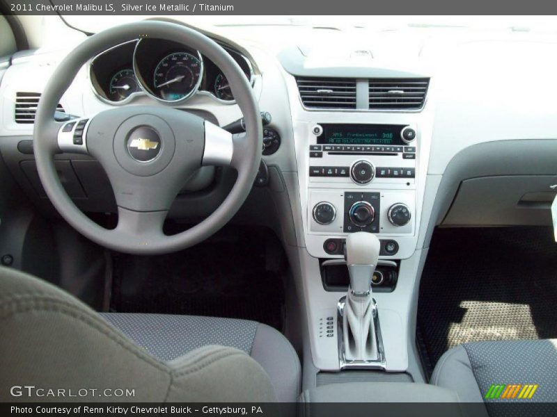 Silver Ice Metallic / Titanium 2011 Chevrolet Malibu LS