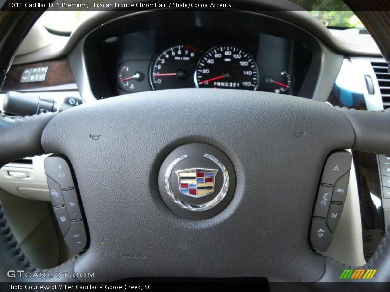 Tuscan Bronze ChromFlair / Shale/Cocoa Accents 2011 Cadillac DTS Premium