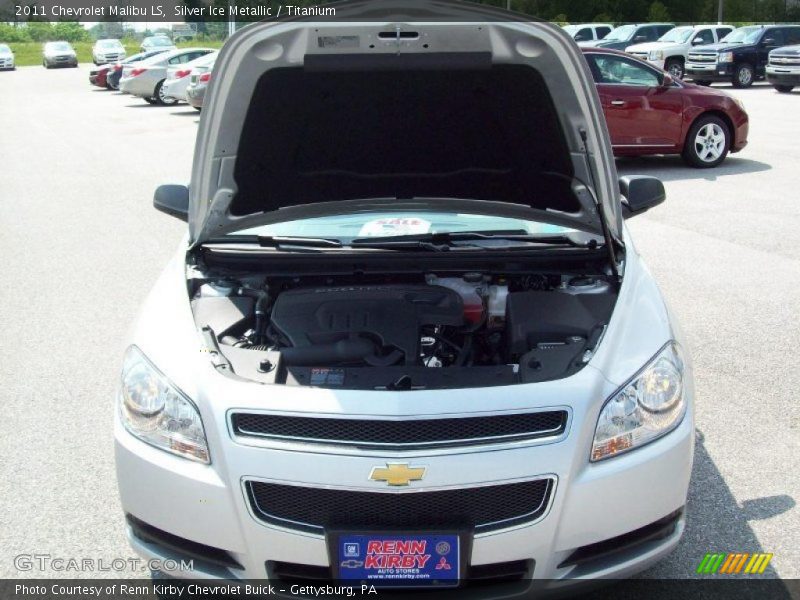 Silver Ice Metallic / Titanium 2011 Chevrolet Malibu LS