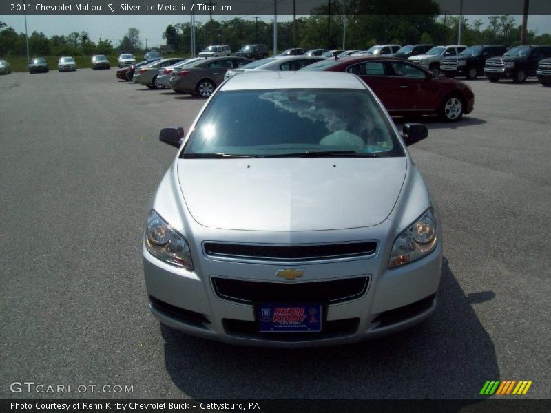 Silver Ice Metallic / Titanium 2011 Chevrolet Malibu LS