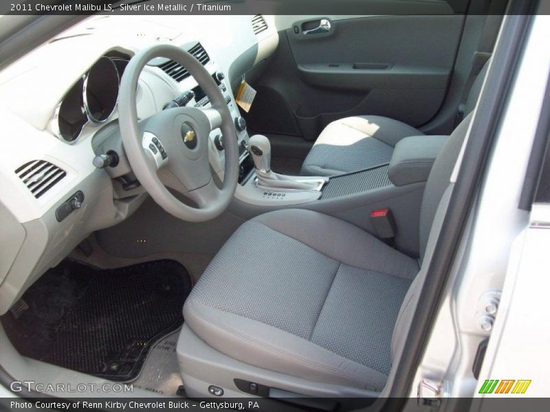 Silver Ice Metallic / Titanium 2011 Chevrolet Malibu LS