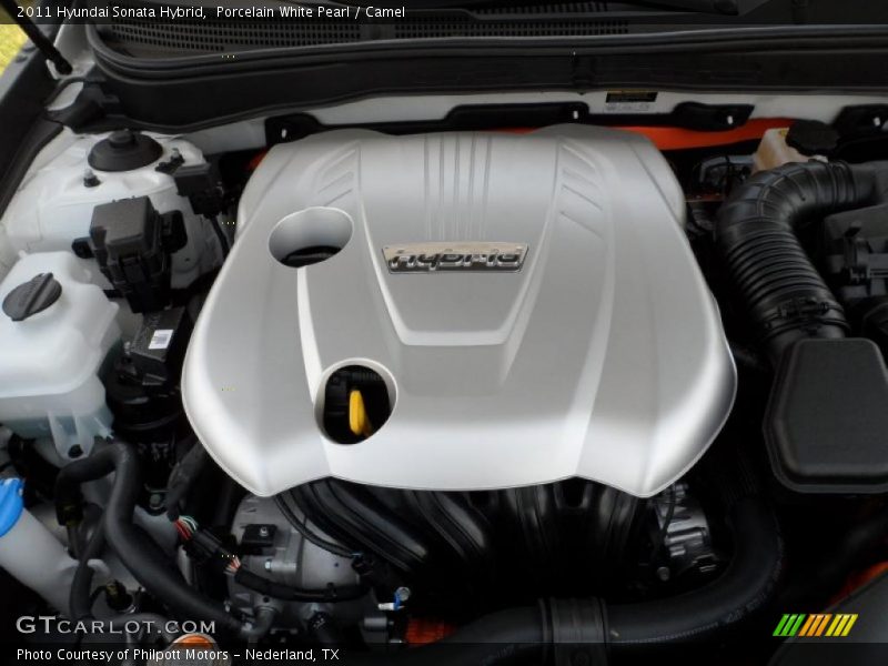  2011 Sonata Hybrid Engine - 2.4 Liter h DOHC 16-Valve D-CVVT 4 Cylinder Gasoline/Electric Hybrid