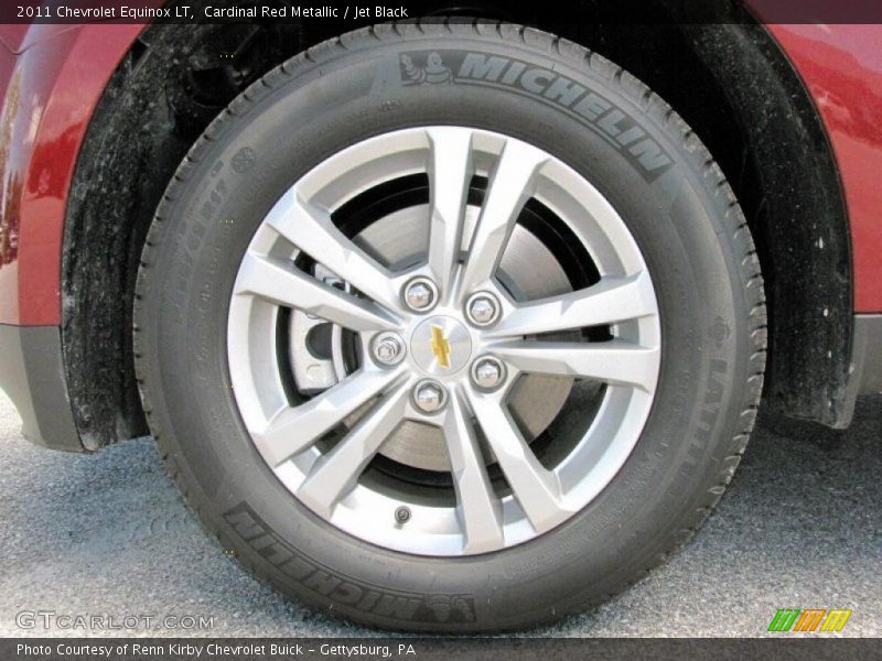 Cardinal Red Metallic / Jet Black 2011 Chevrolet Equinox LT