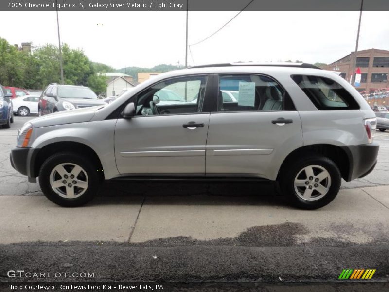 Galaxy Silver Metallic / Light Gray 2005 Chevrolet Equinox LS