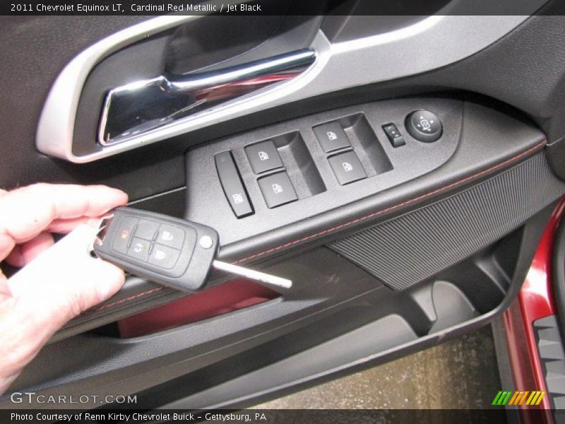 Cardinal Red Metallic / Jet Black 2011 Chevrolet Equinox LT