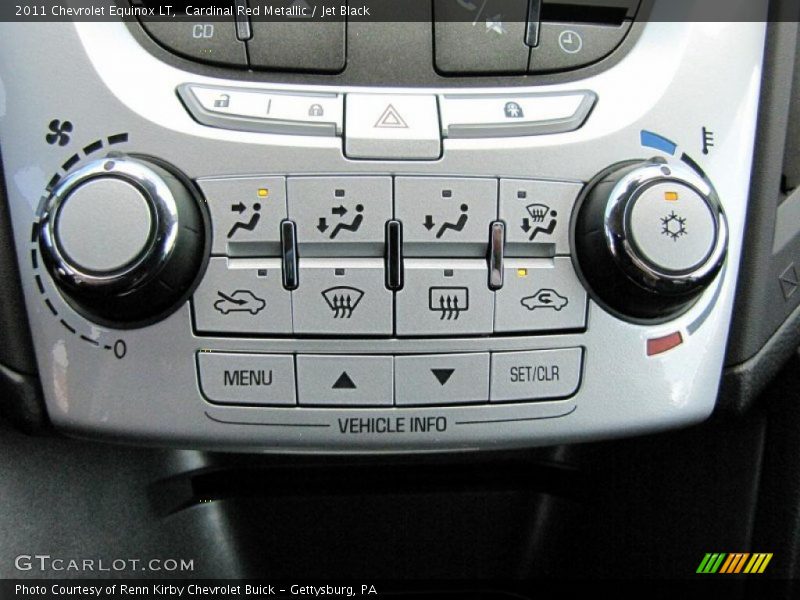 Cardinal Red Metallic / Jet Black 2011 Chevrolet Equinox LT
