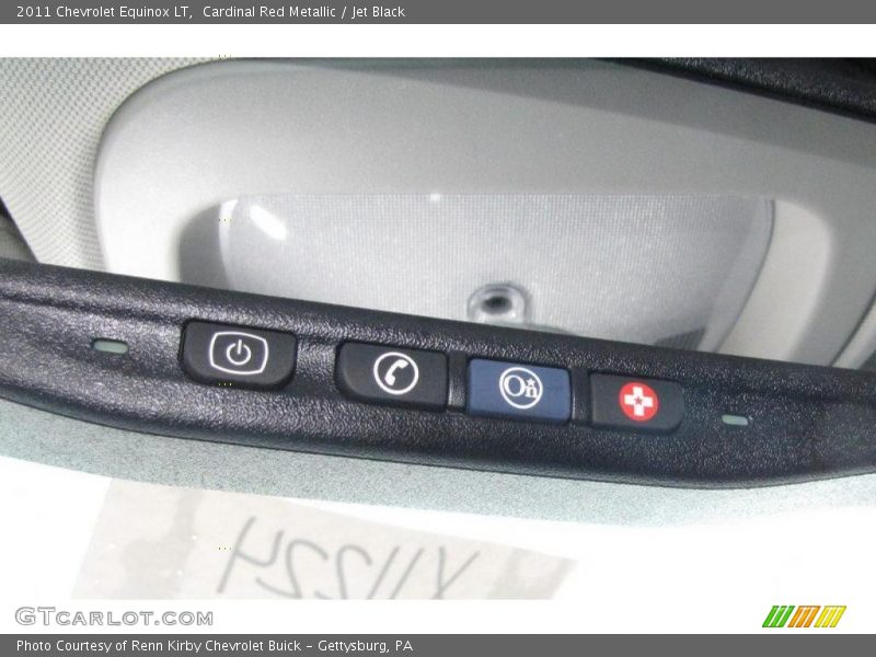 Cardinal Red Metallic / Jet Black 2011 Chevrolet Equinox LT