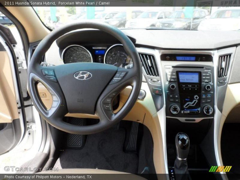 Dashboard of 2011 Sonata Hybrid