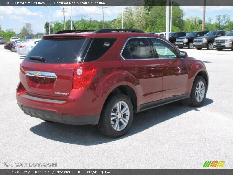 Cardinal Red Metallic / Jet Black 2011 Chevrolet Equinox LT