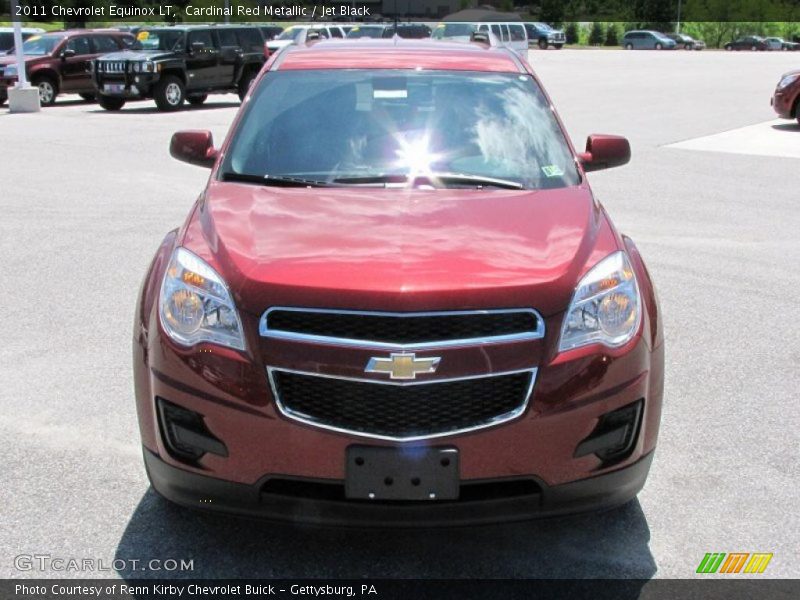 Cardinal Red Metallic / Jet Black 2011 Chevrolet Equinox LT