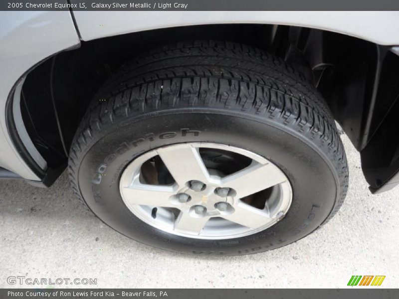 Galaxy Silver Metallic / Light Gray 2005 Chevrolet Equinox LS