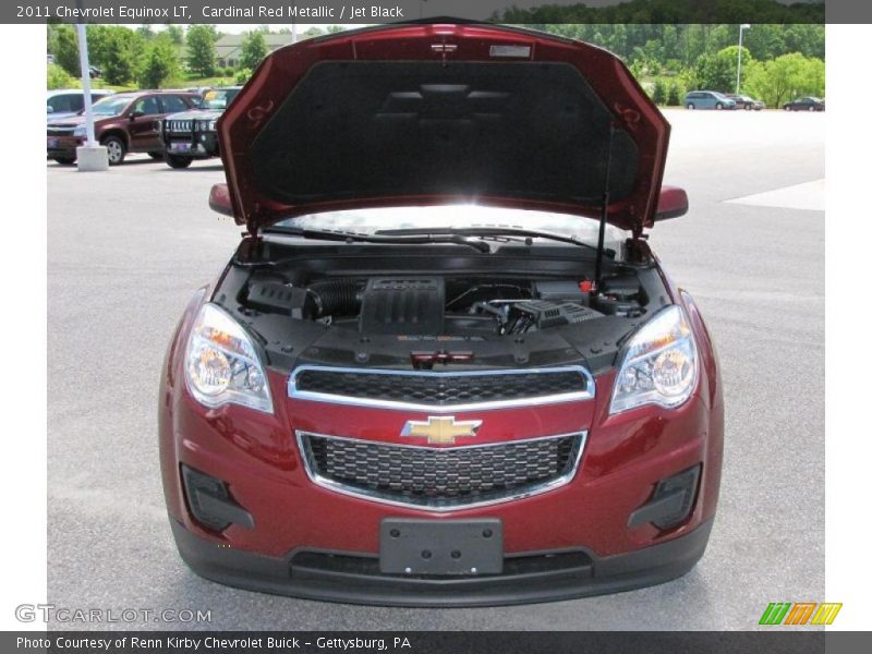 Cardinal Red Metallic / Jet Black 2011 Chevrolet Equinox LT