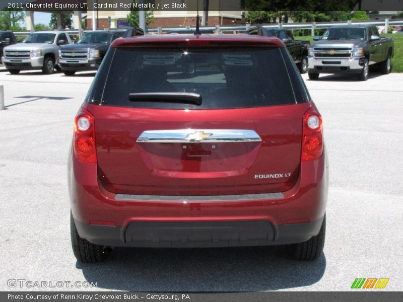 Cardinal Red Metallic / Jet Black 2011 Chevrolet Equinox LT