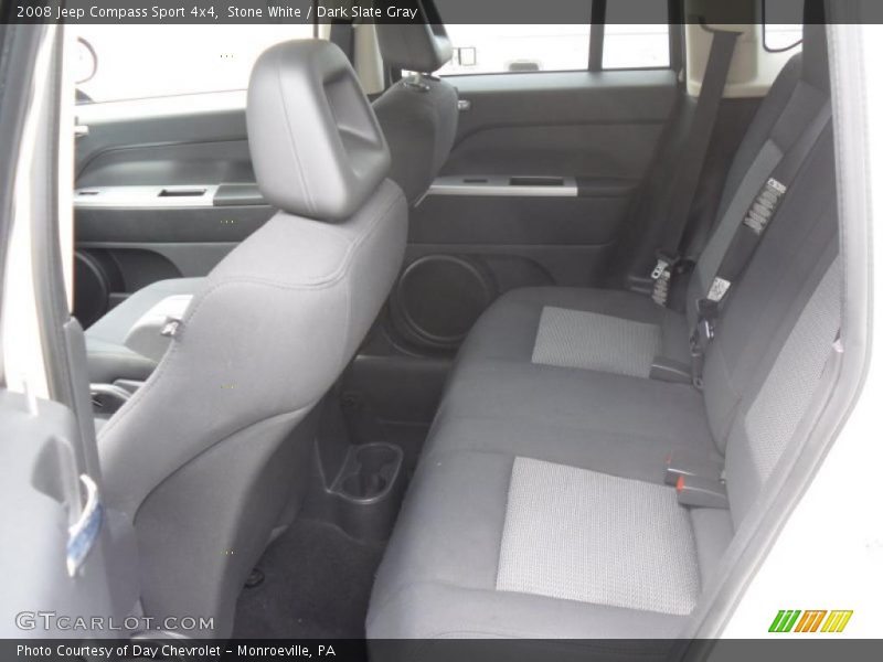 Stone White / Dark Slate Gray 2008 Jeep Compass Sport 4x4
