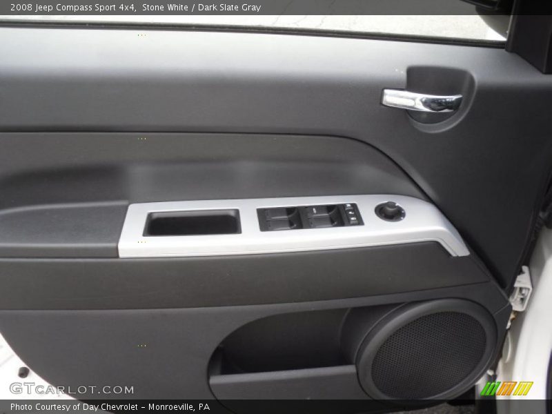 Stone White / Dark Slate Gray 2008 Jeep Compass Sport 4x4