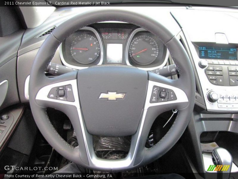 Cardinal Red Metallic / Jet Black 2011 Chevrolet Equinox LT