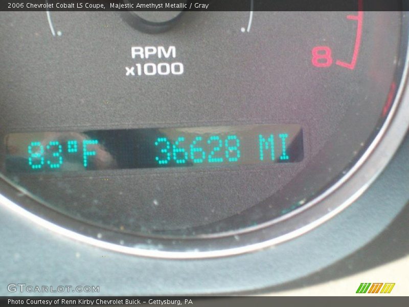 Majestic Amethyst Metallic / Gray 2006 Chevrolet Cobalt LS Coupe