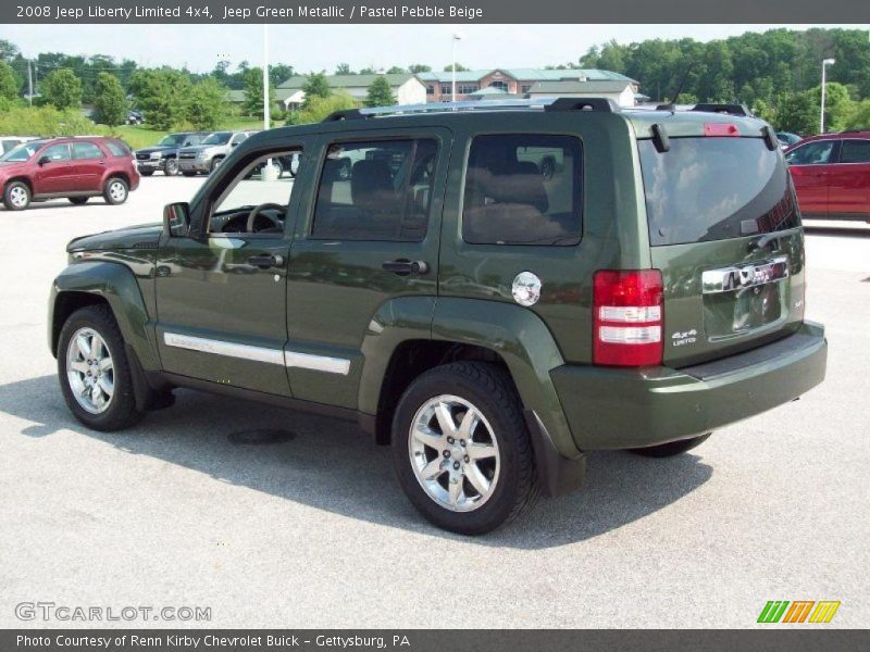 Jeep Green Metallic / Pastel Pebble Beige 2008 Jeep Liberty Limited 4x4