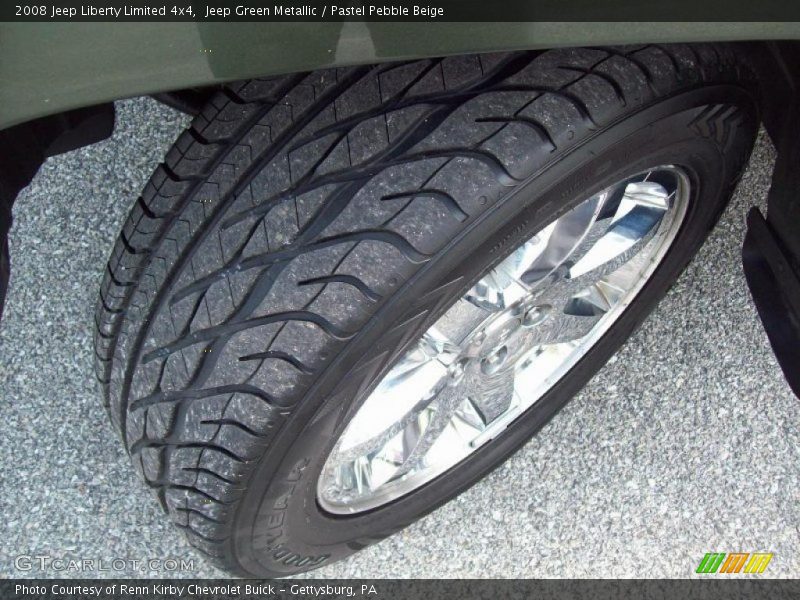 Jeep Green Metallic / Pastel Pebble Beige 2008 Jeep Liberty Limited 4x4