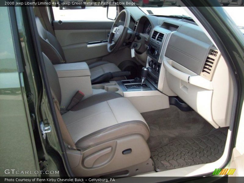 Jeep Green Metallic / Pastel Pebble Beige 2008 Jeep Liberty Limited 4x4