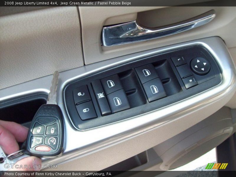 Jeep Green Metallic / Pastel Pebble Beige 2008 Jeep Liberty Limited 4x4