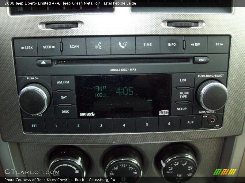 Jeep Green Metallic / Pastel Pebble Beige 2008 Jeep Liberty Limited 4x4