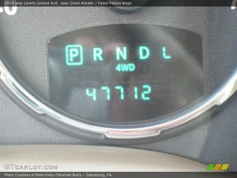 Jeep Green Metallic / Pastel Pebble Beige 2008 Jeep Liberty Limited 4x4