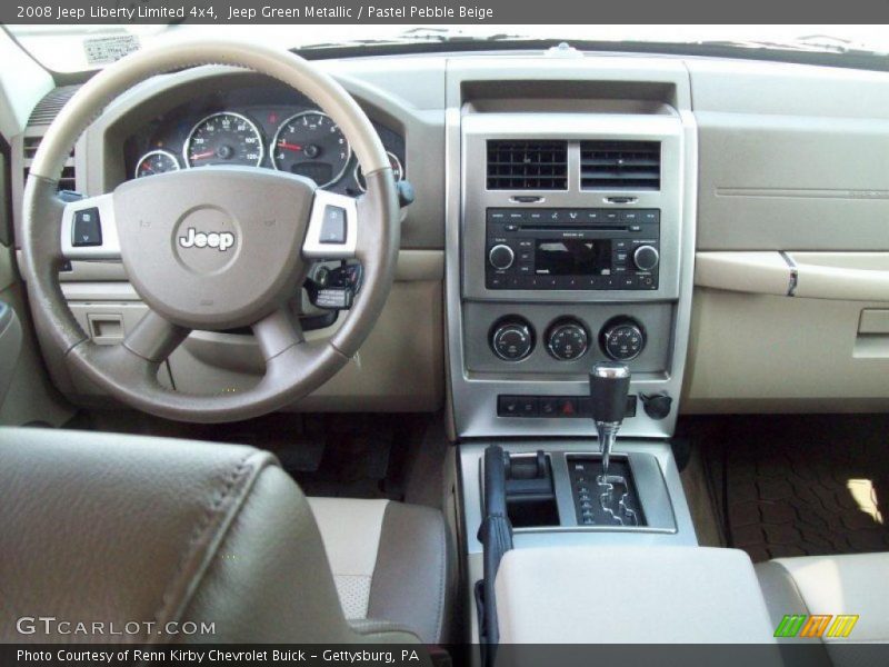 Jeep Green Metallic / Pastel Pebble Beige 2008 Jeep Liberty Limited 4x4