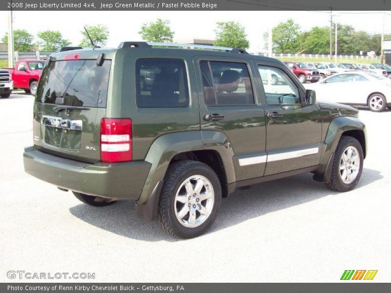 Jeep Green Metallic / Pastel Pebble Beige 2008 Jeep Liberty Limited 4x4