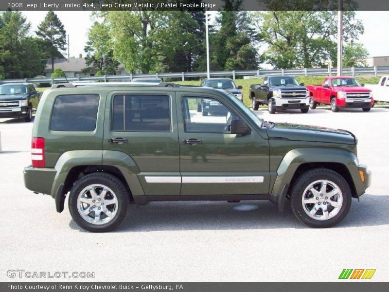 Jeep Green Metallic / Pastel Pebble Beige 2008 Jeep Liberty Limited 4x4